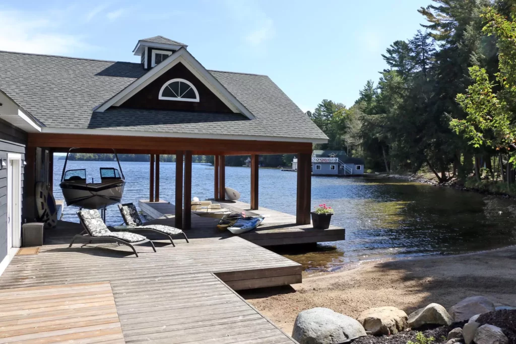 The Crown property, a jewel in Jayne's Luxury Rentals, encapsulates the perfect blend of Muskoka's natural elegance.