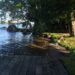 Tranquil lakeside view from My Little Heaven's patio on Lake Rosseau - Chris' testimonial of a pristine and serene vacation spot - Jayne's Luxury Rentals